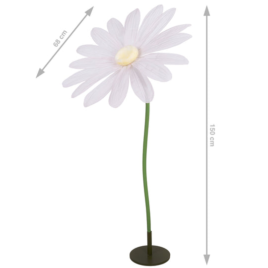 Margareta artificiala D68xH150 cm roz pal gigant XXL fara suport
