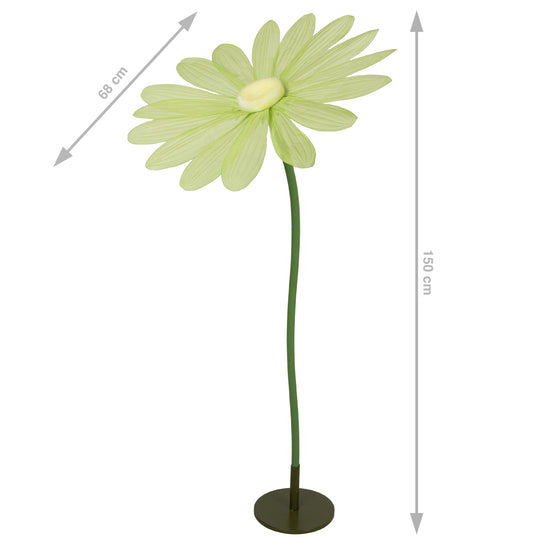 Margareta artificiala D68xH150 cm verde gigant XXL fara suport
