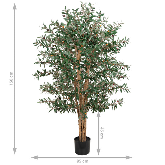 Maslin artificial H150cm cu 192 masline si 1872 frunze