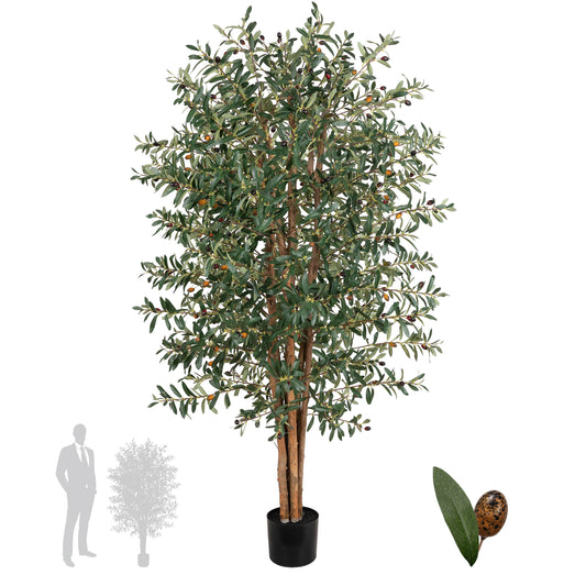 Maslin artificial H180cm cu 240 masline si 2340 frunze