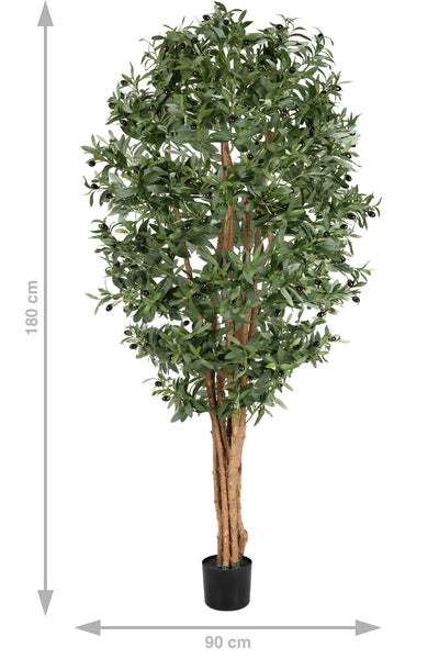 Maslin artificial H180cm cu masline si 4160 frunze