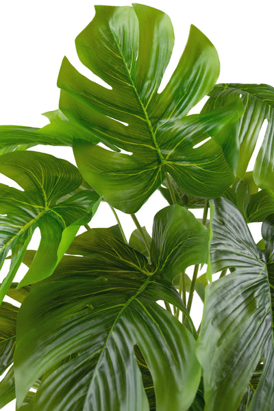 Monstera artificiala 50 cm cu 18 frunze