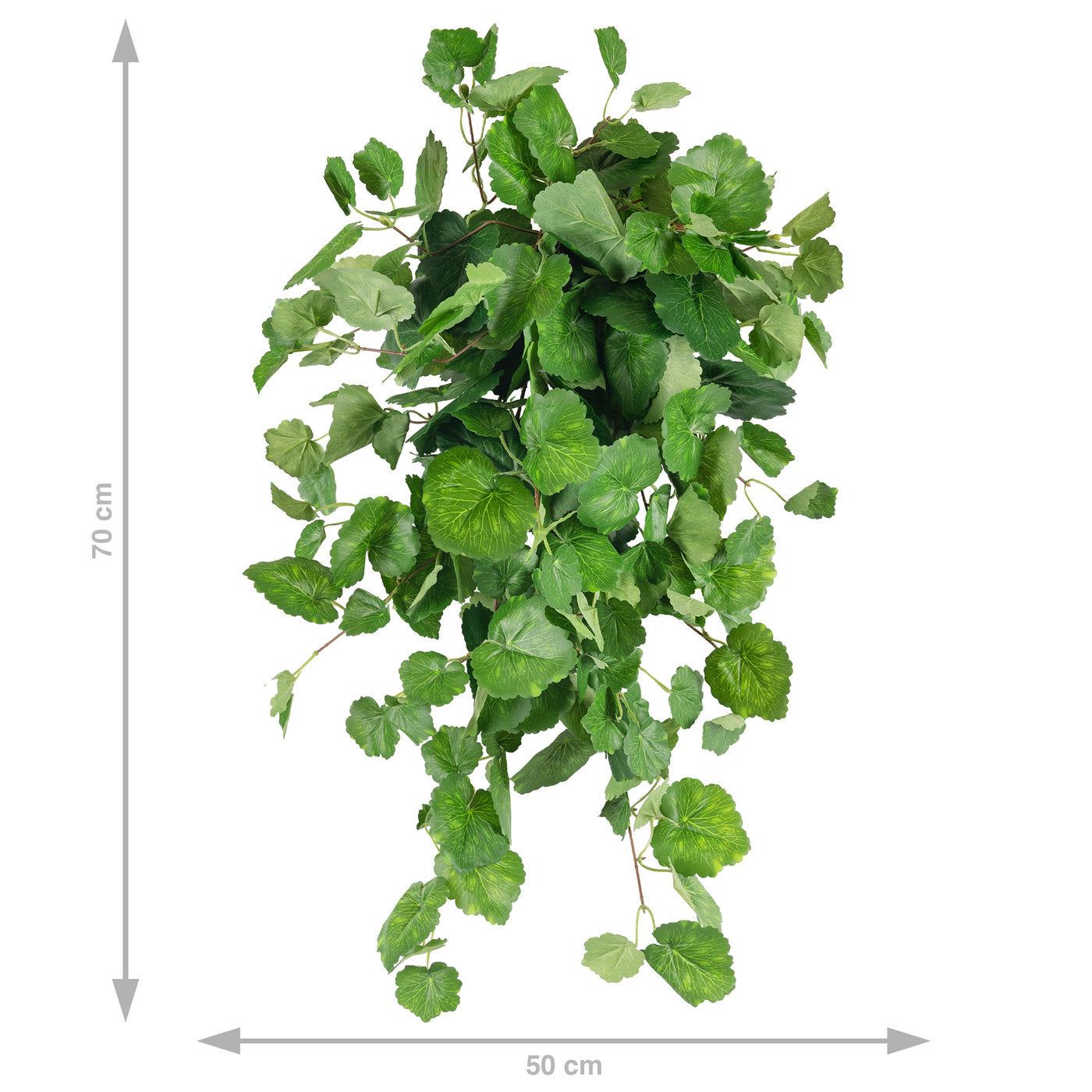 Muscata artificiala W50xH70 cm cu 202 frunze. verde inchis