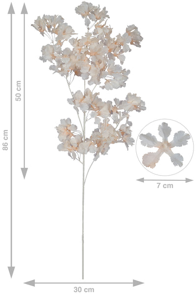 Orhidee artificiala crem H86cm