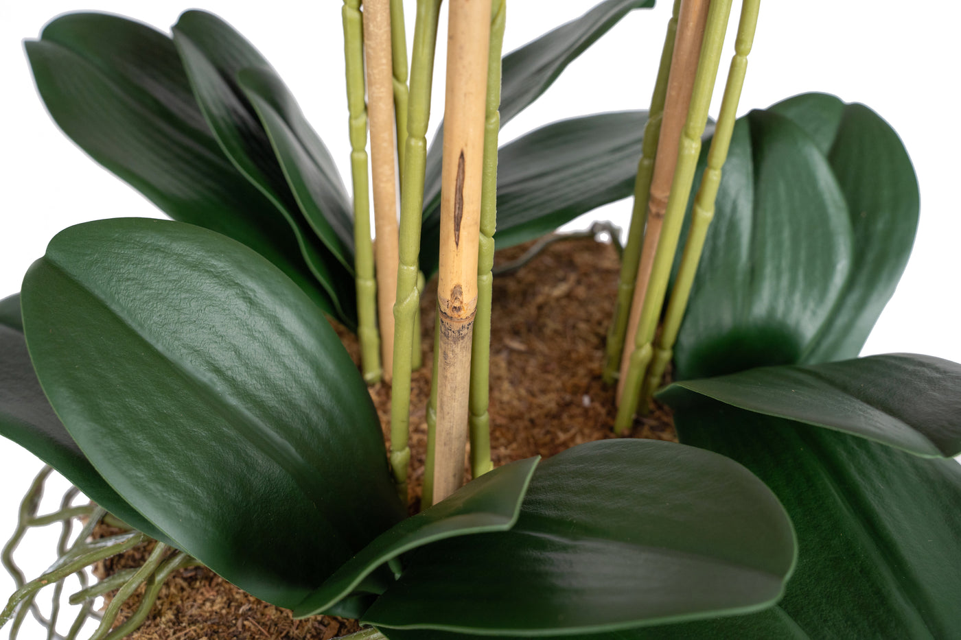 Orhidee artificiala cyclame cu aspect natural H66 cm cu 9 tulpini