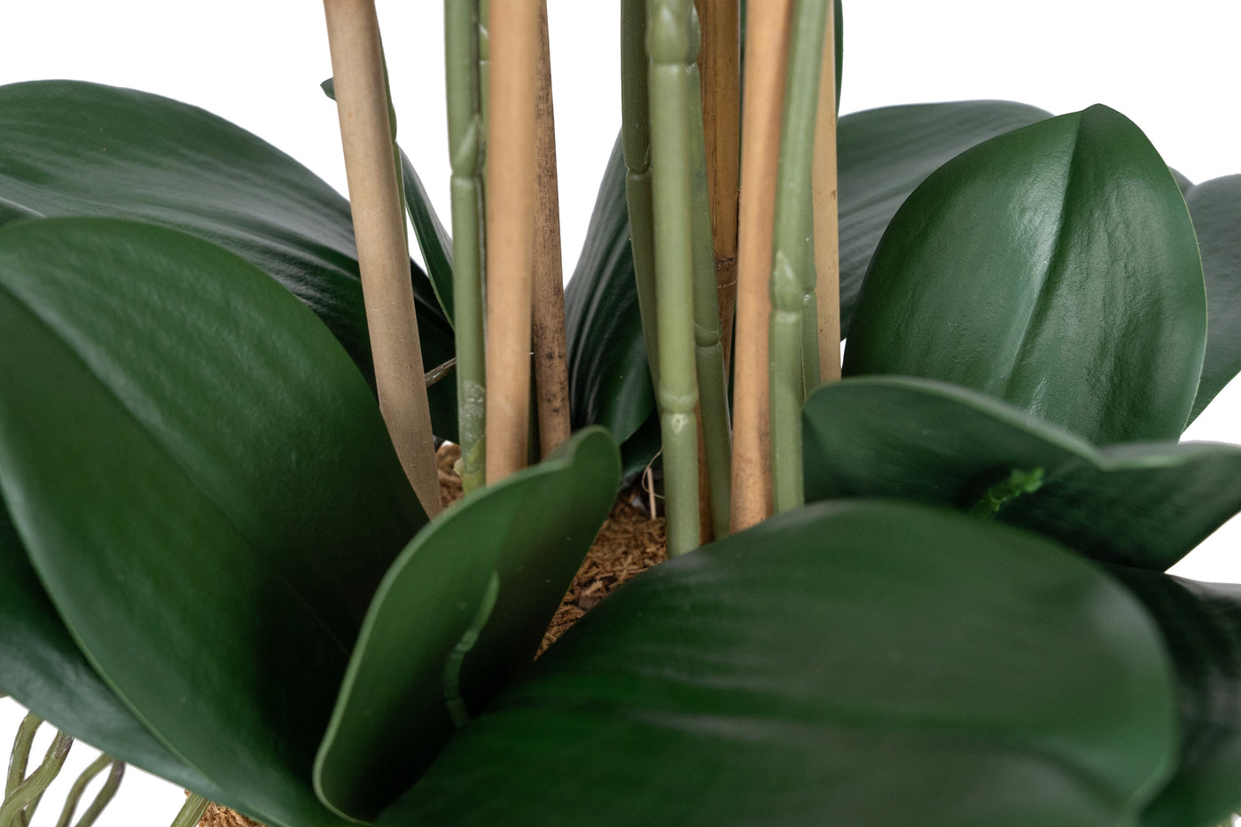 Orhidee artificiala mov cu aspect natural H68 cm cu 9 tulpini