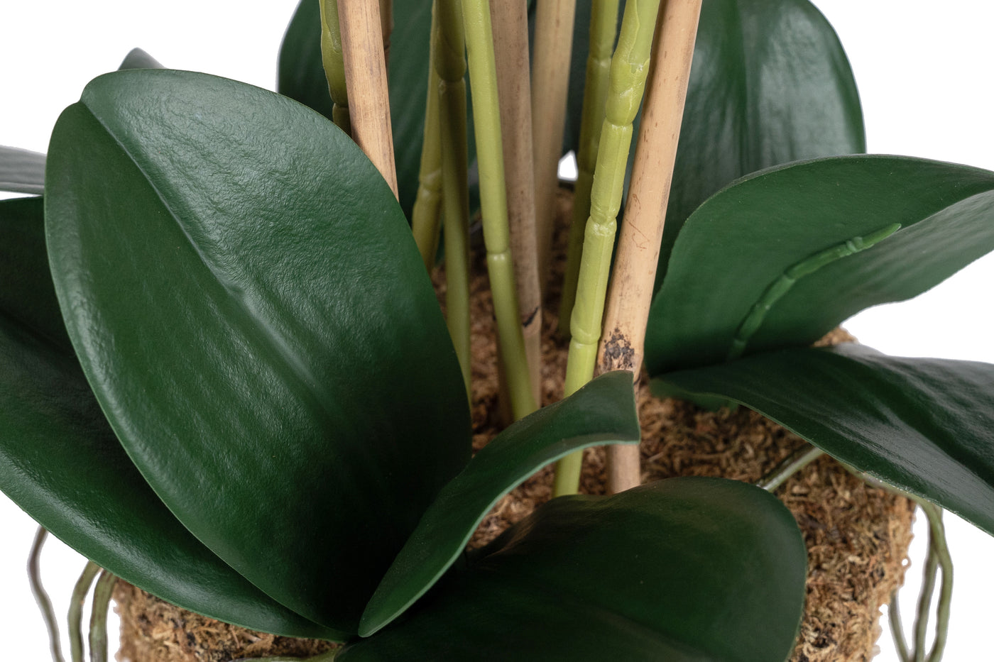 Orhidee artificiala roz intens cu aspect natural H71 cm cu 6 tulpini