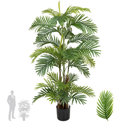 Palm artificial H120cm Areca mini cu 36 frunze