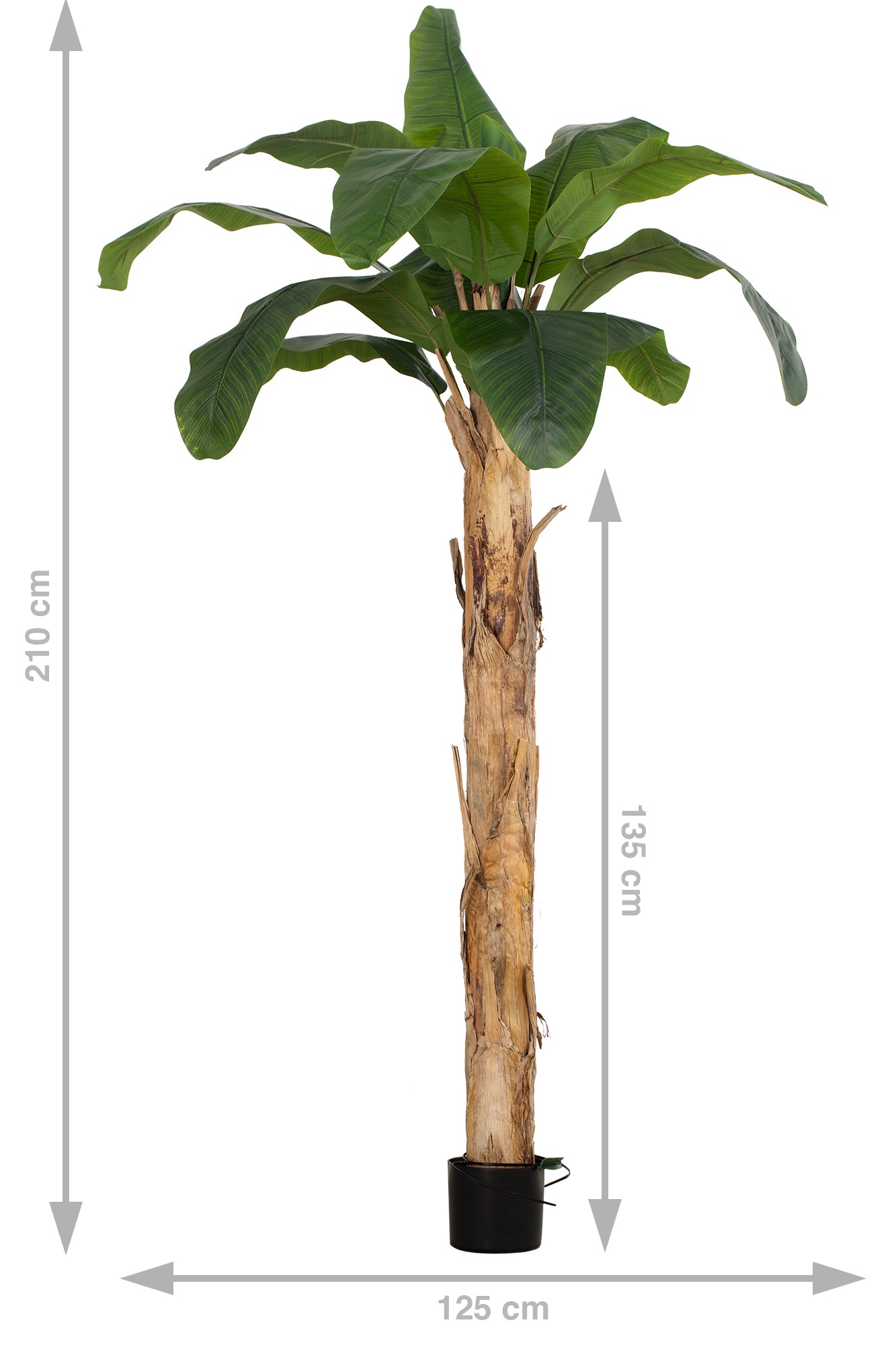 Palm artificial H210cm Banan cu 13 frunze