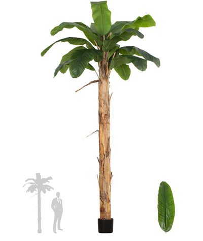 Palm artificial H240cm Banan cu 16 frunze