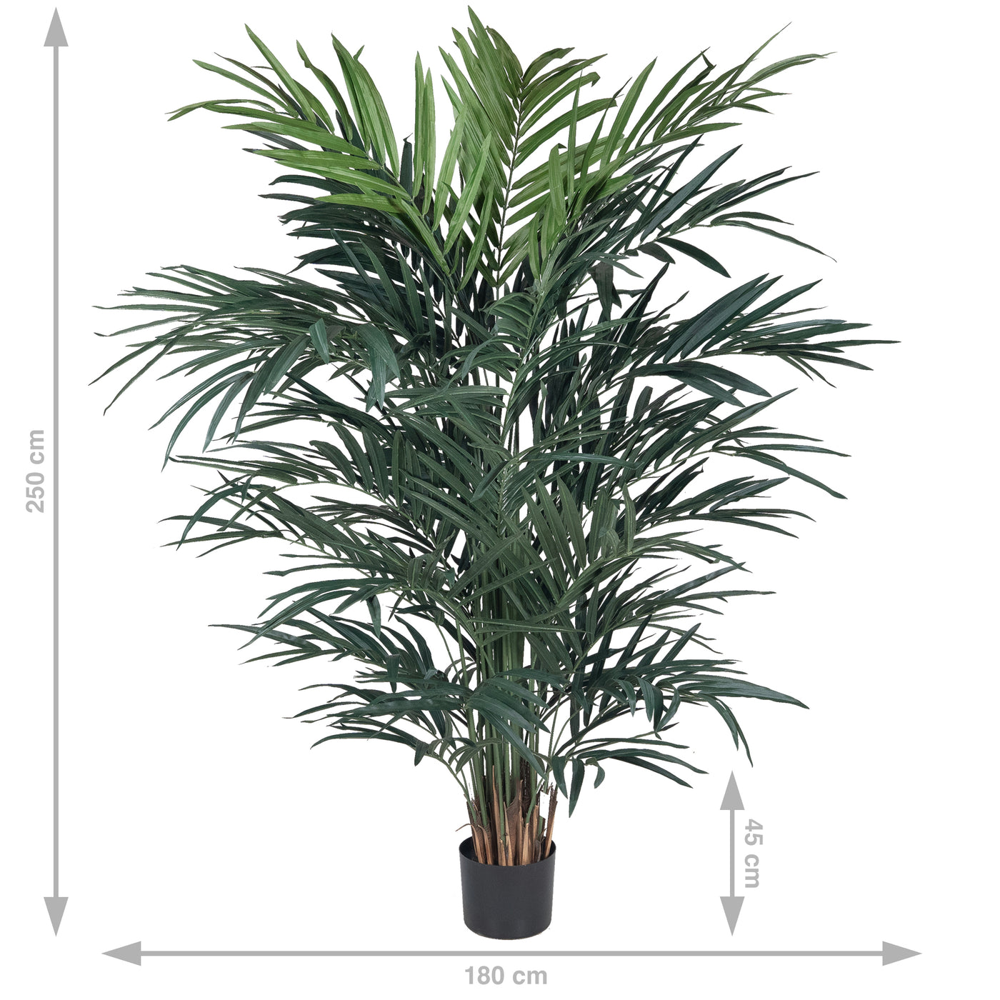 Palm artificial H240cm Kentia cu 876 frunze