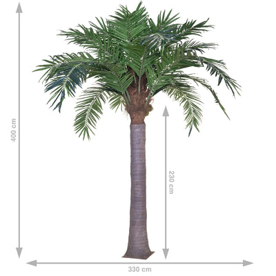 Palm artificial H400cm Phoenix. coroana D420cm cu protectie UV