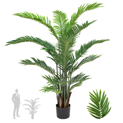 Palm artificial H120cm Areca cu 672 frunze