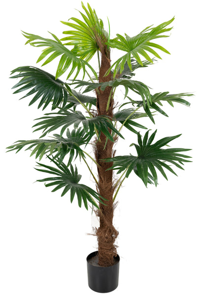 Palm artificial H120cm Chamaerops humilis cu 18 frunze