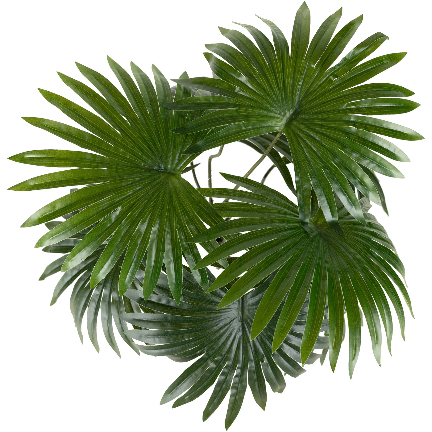Palmier artificial Chamaerops humilis cu 9 frunze H50 cm