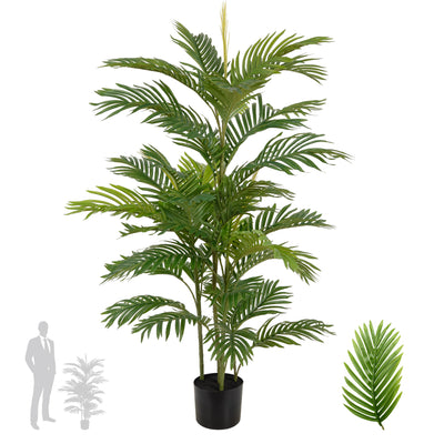 Palmier artificial H120cm Areca mini cu 36 frunze