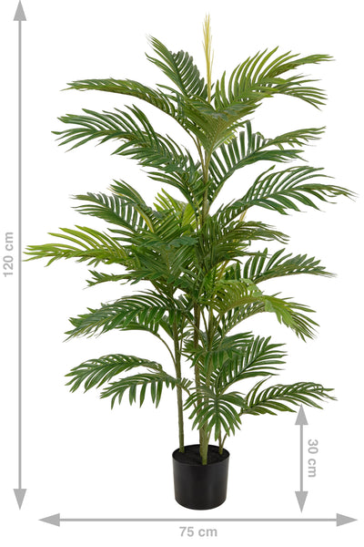 Palmier artificial H120cm Areca mini cu 36 frunze