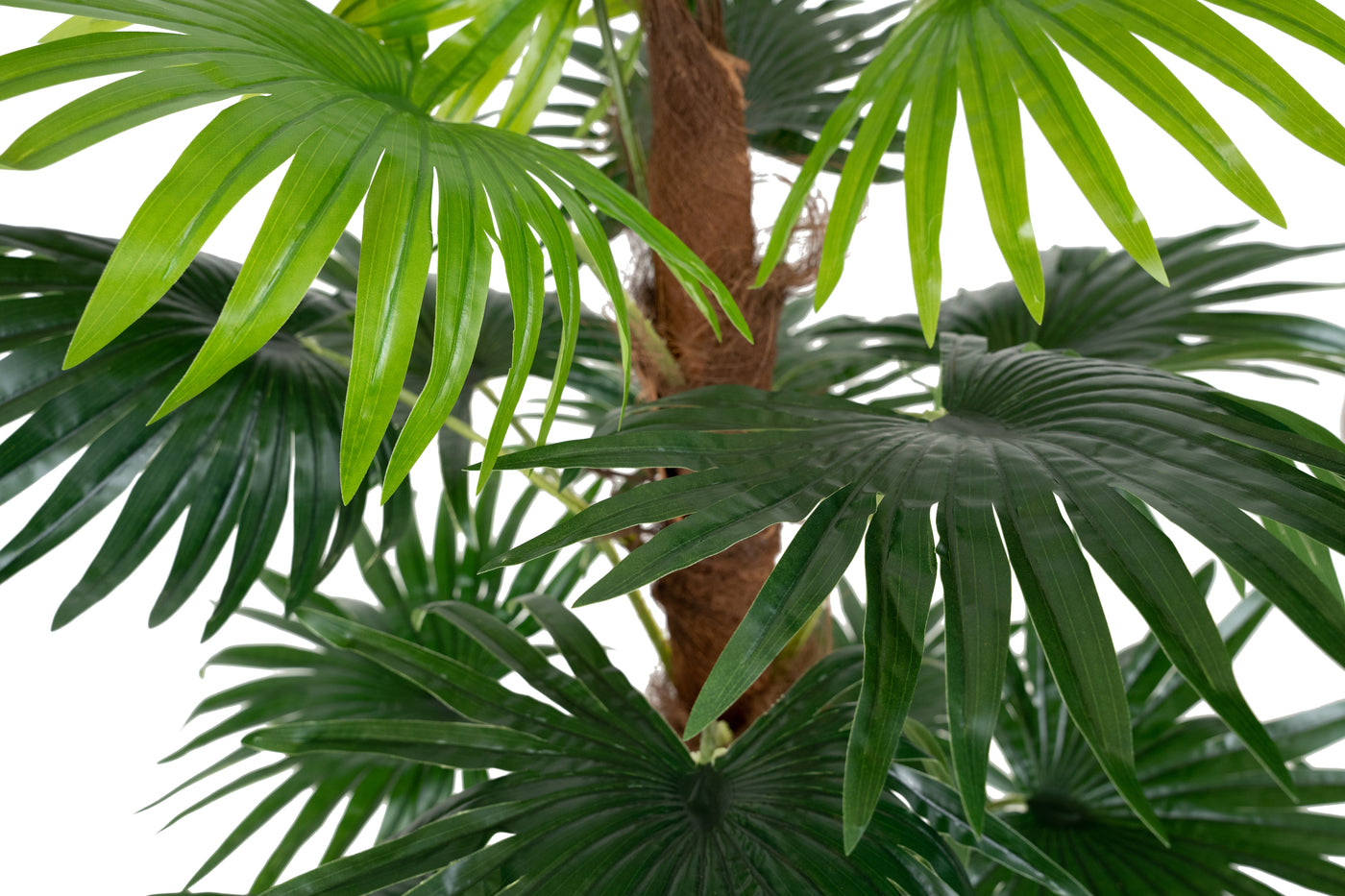 Palmier artificial H120cm Chamaerops humilis cu 15 frunze
