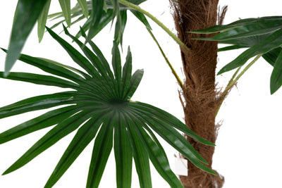 Palmier artificial H120cm Chamaerops humilis cu 15 frunze