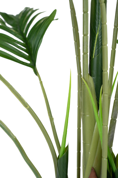 Palmier artificial H120cm Kentia cu 15 frunze