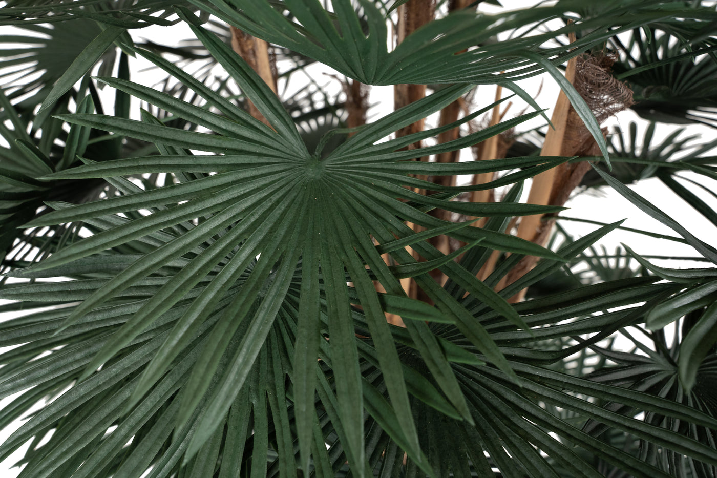 Palmier artificial H120cm Rhapis excelsa cu 56 frunze