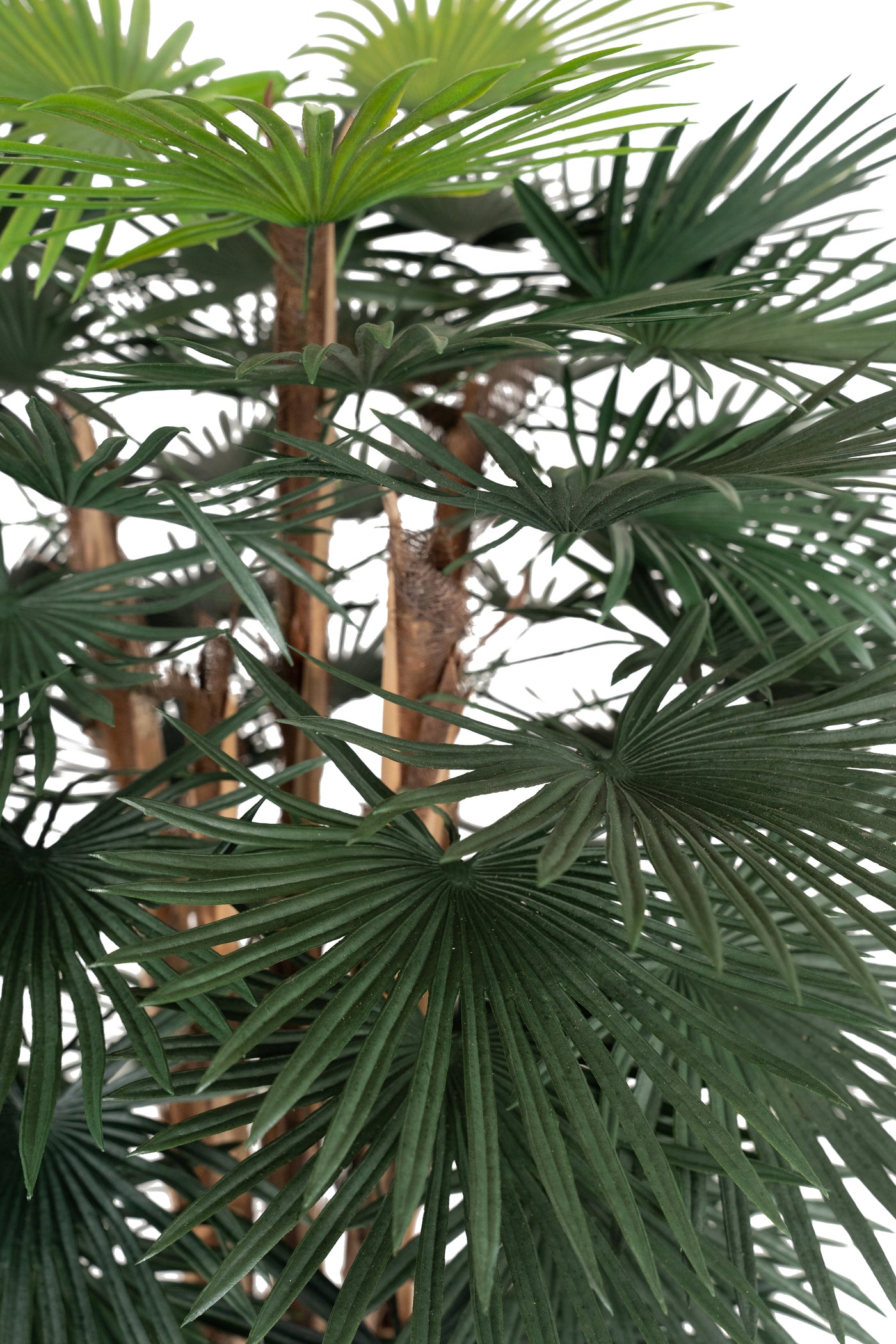 Palmier artificial H120cm Rhapis excelsa cu 56 frunze