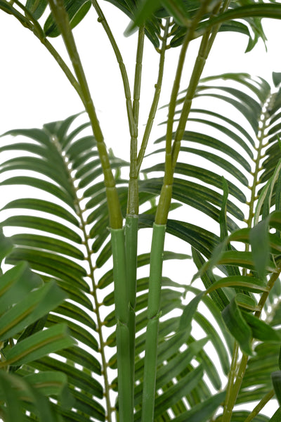Palmier artificial H130cm Areca cu 7 tulpini si 7 frunze
