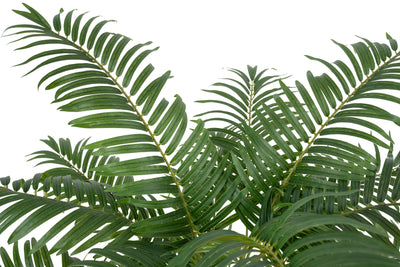 Palmier artificial H130cm Areca cu 7 tulpini si 7 frunze