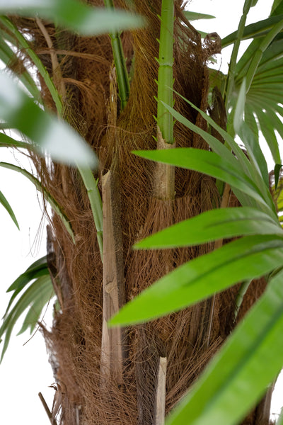 Palmier artificial H130cm Chamaerops humilis cu 21 frunze