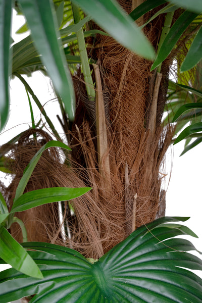 Palmier artificial H130cm Chamaerops humilis cu 21 frunze