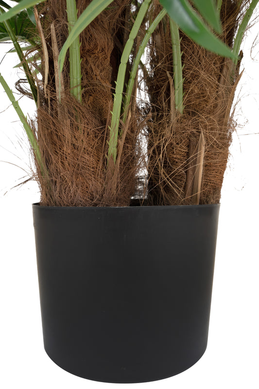 Palmier artificial H130cm Chamaerops humilis cu 38 frunze