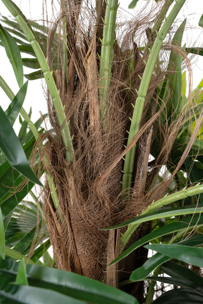 Palmier artificial H130cm Chamaerops humilis cu 38 frunze