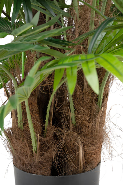 Palmier artificial H130cm Chamaerops humilis cu 38 frunze