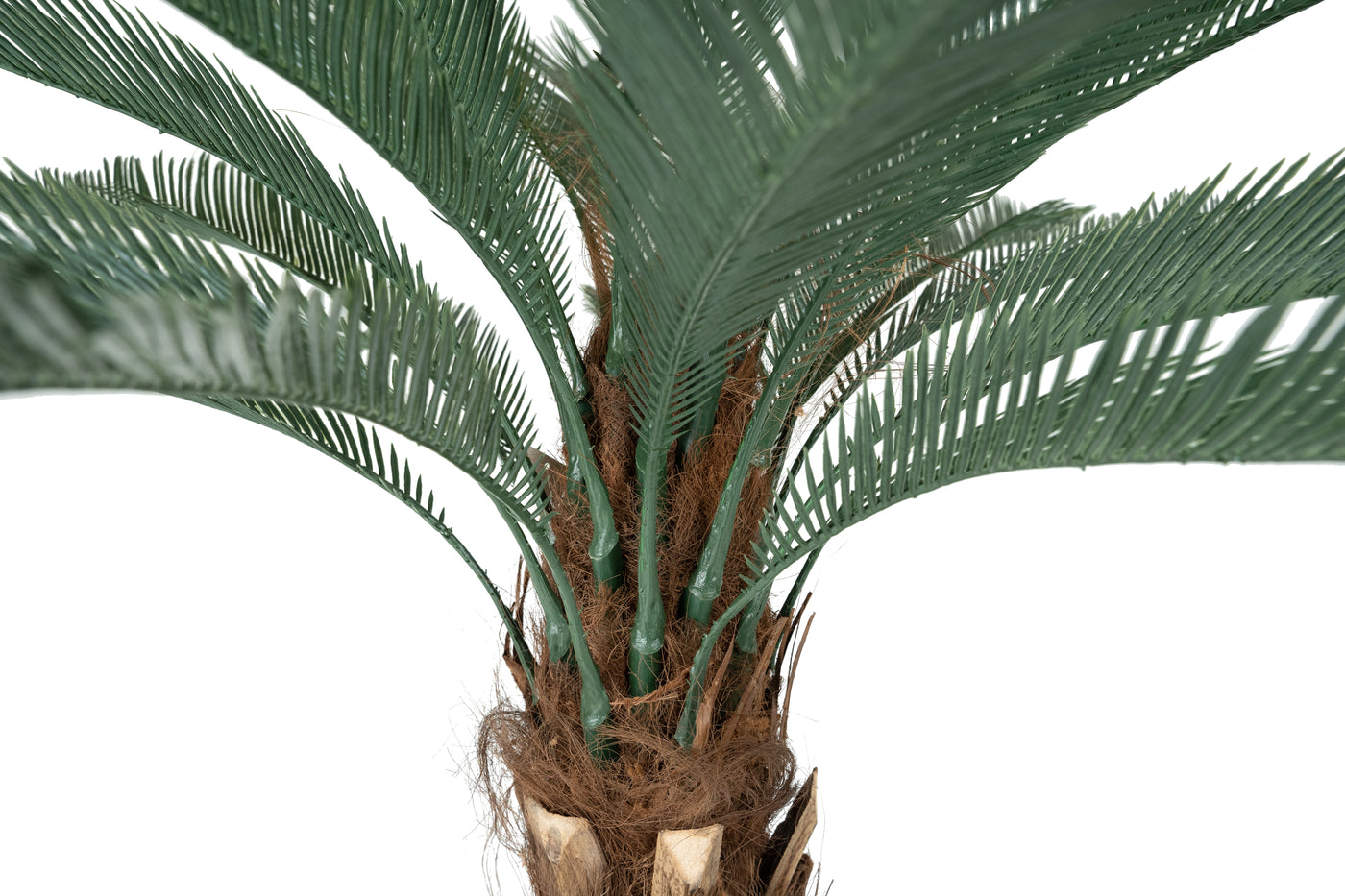 Palmier artificial H130cm Cycas cu 30 frunze cu protectie UV