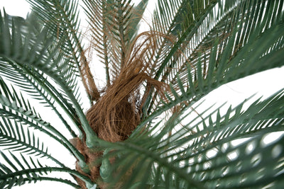 Palmier artificial H130cm Cycas cu 30 frunze cu protectie UV