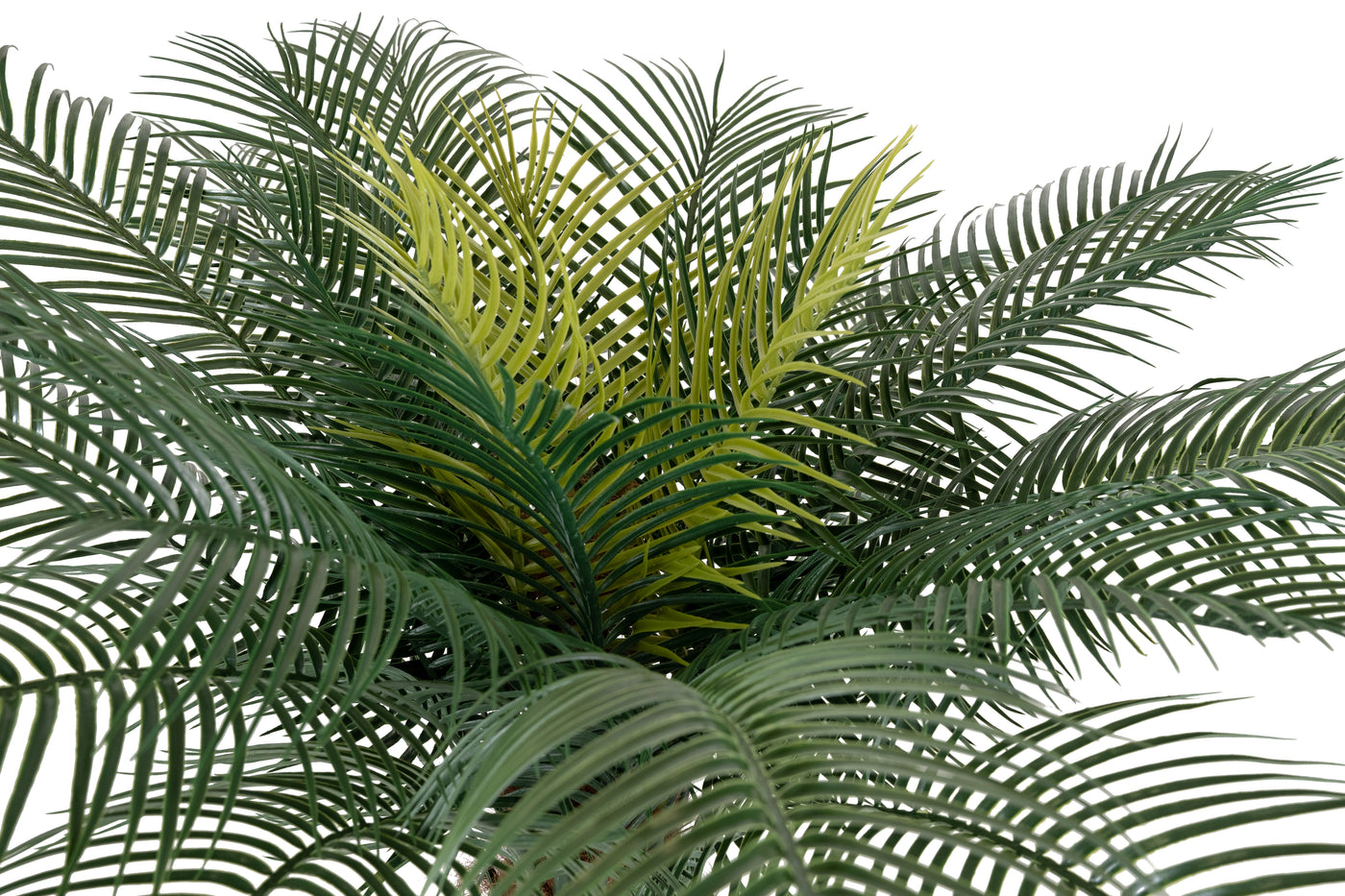 Palmier artificial H130cm Phoenix roebelenii cu 24 frunze cu protectie UV