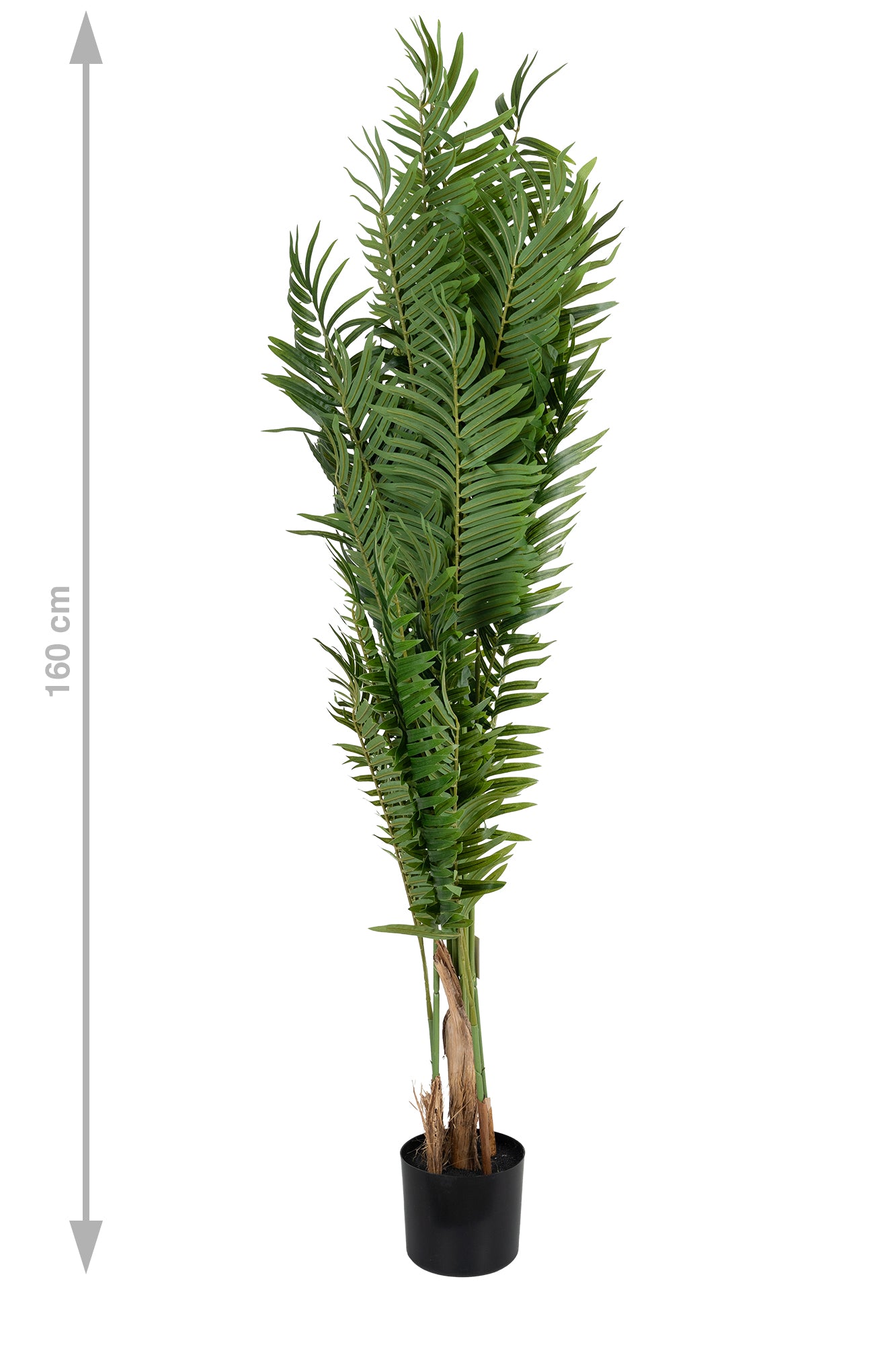 Palmier artificial H150cm Areca cu 10 tulpini si 10 frunze