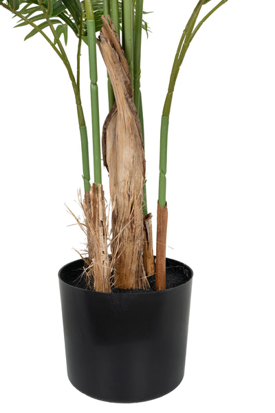 Palmier artificial H150cm Areca cu 10 tulpini si 10 frunze