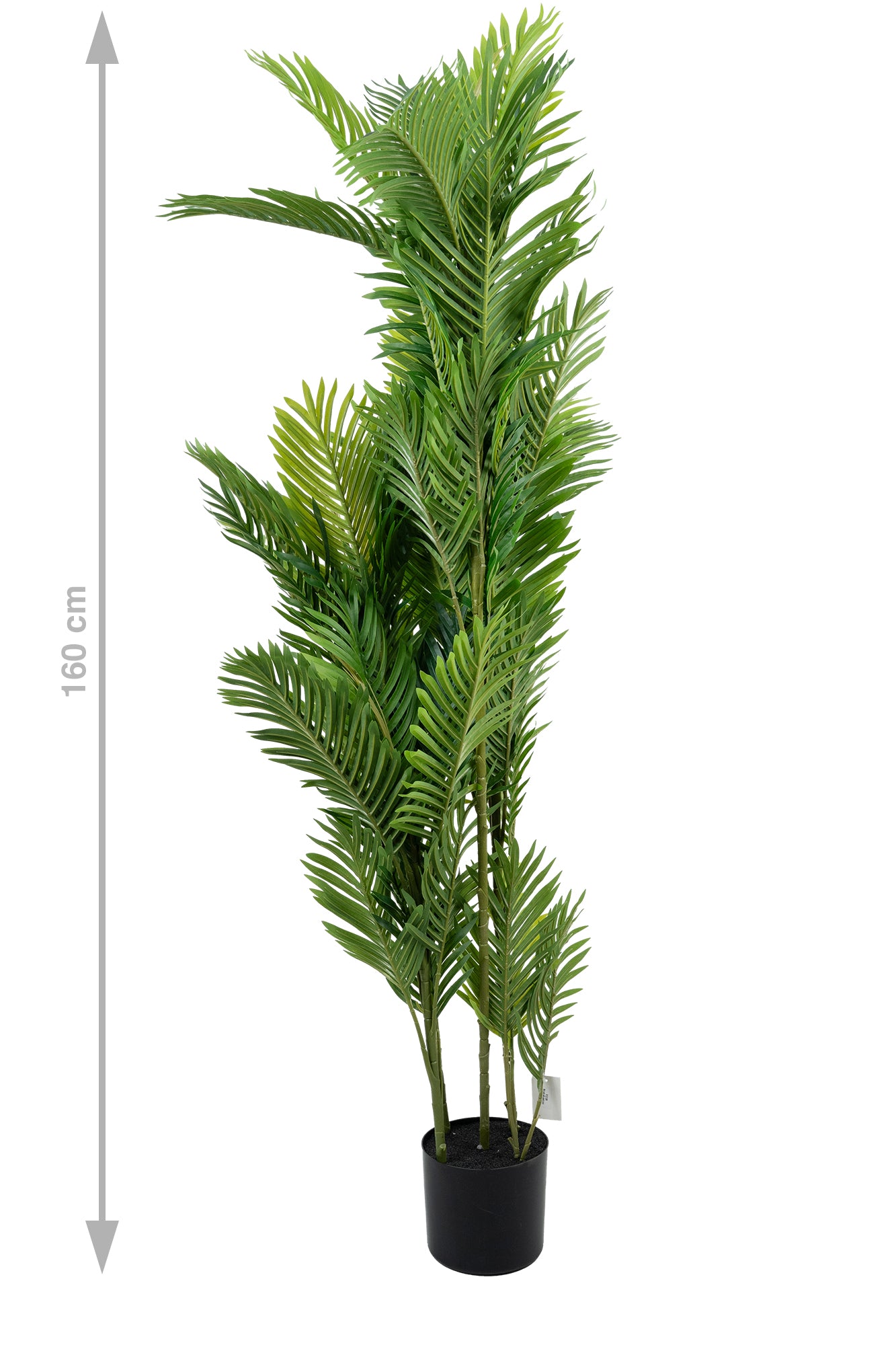 Palmier artificial H150cm Areca mini cu 5 tulpini si 47 frunze