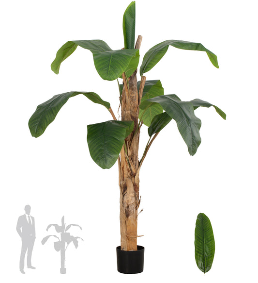 Palmier artificial H150cm Banan cu 9 frunze