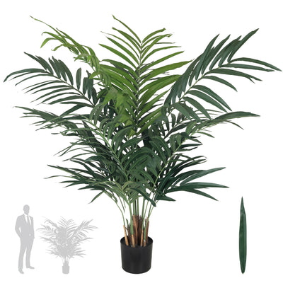 Palmier artificial H150cm Kentia cu 16 frunze