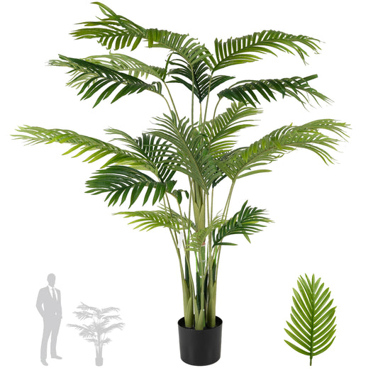 Palmier artificial H150cm Kentia cu 20 frunze