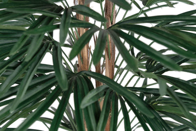 Palmier artificial H150cm Rhapis excelsa cu 60 frunze cu protectie UV