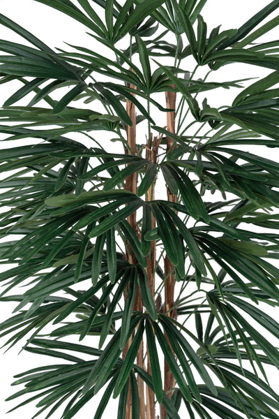 Palmier artificial H150cm Rhapis excelsa cu 60 frunze cu protectie UV