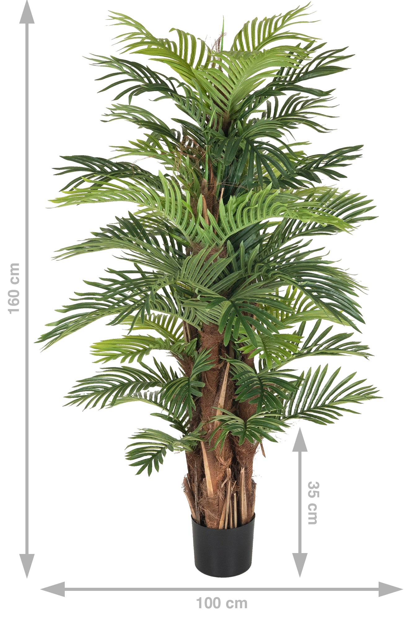 Palmier artificial H160cm Areca cu 48 frunze