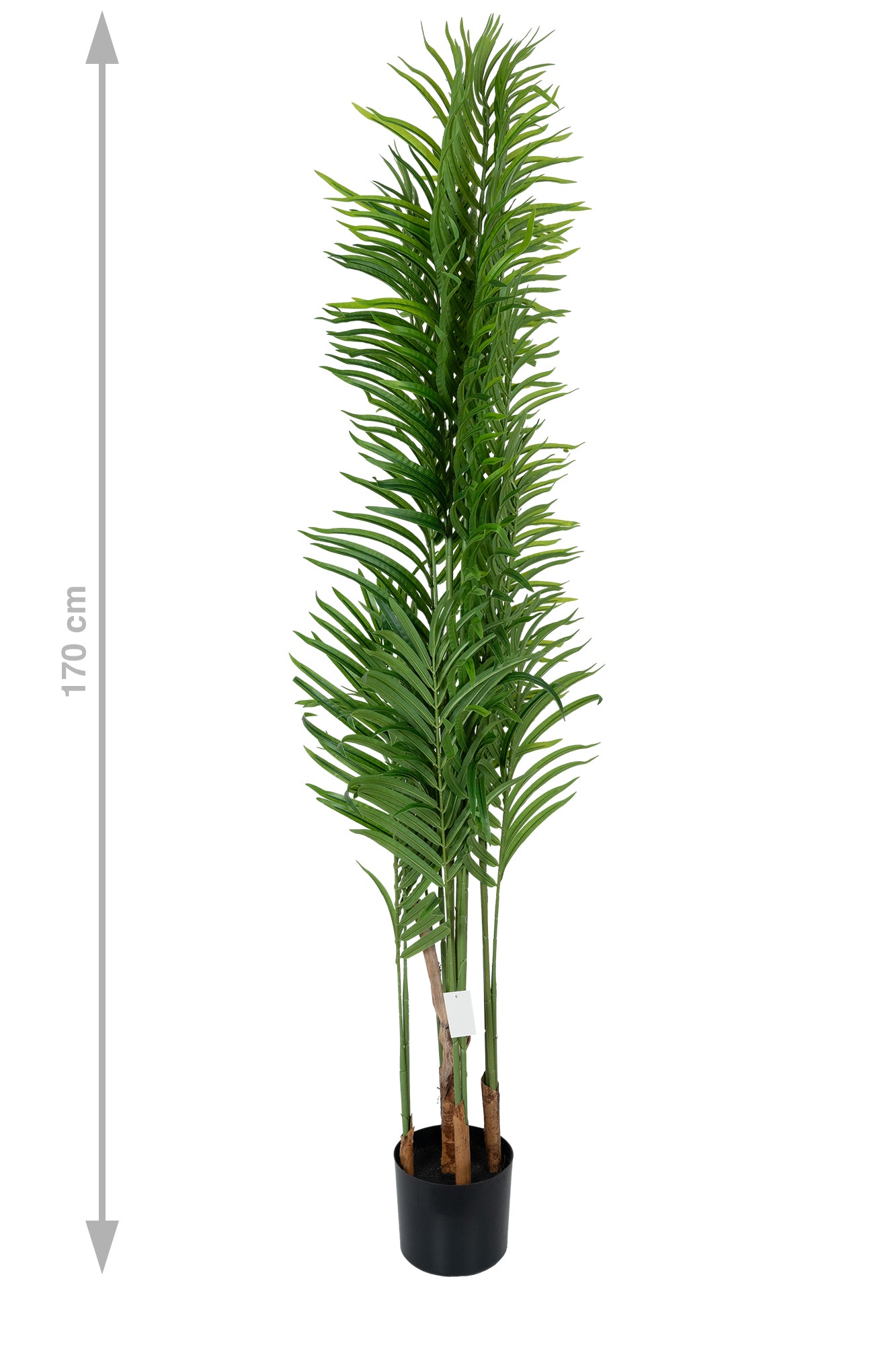 Palmier artificial H170cm Lady palm cu 15 tulpini si 15 frunze