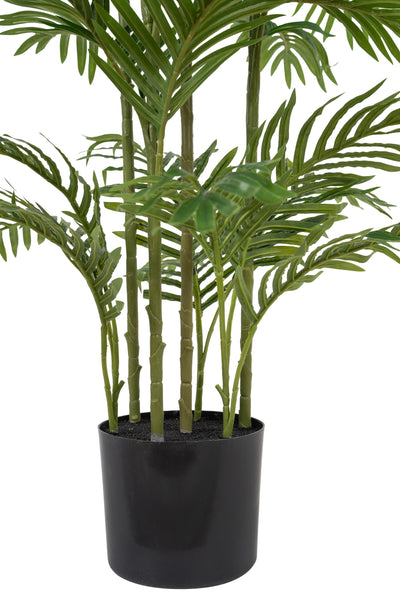 Palmier artificial H180cm Areca mini cu 7 tulpini si 69 frunze