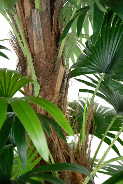 Palmier artificial H180cm Chamaerops humilis cu 48 frunze