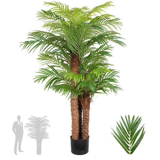 Palmier artificial H180cm Phoenix roebelenii cu 36 frunze