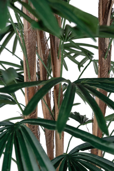 Palmier artificial H180cm Rhapis excelsa cu 102 frunze cu protectie UV